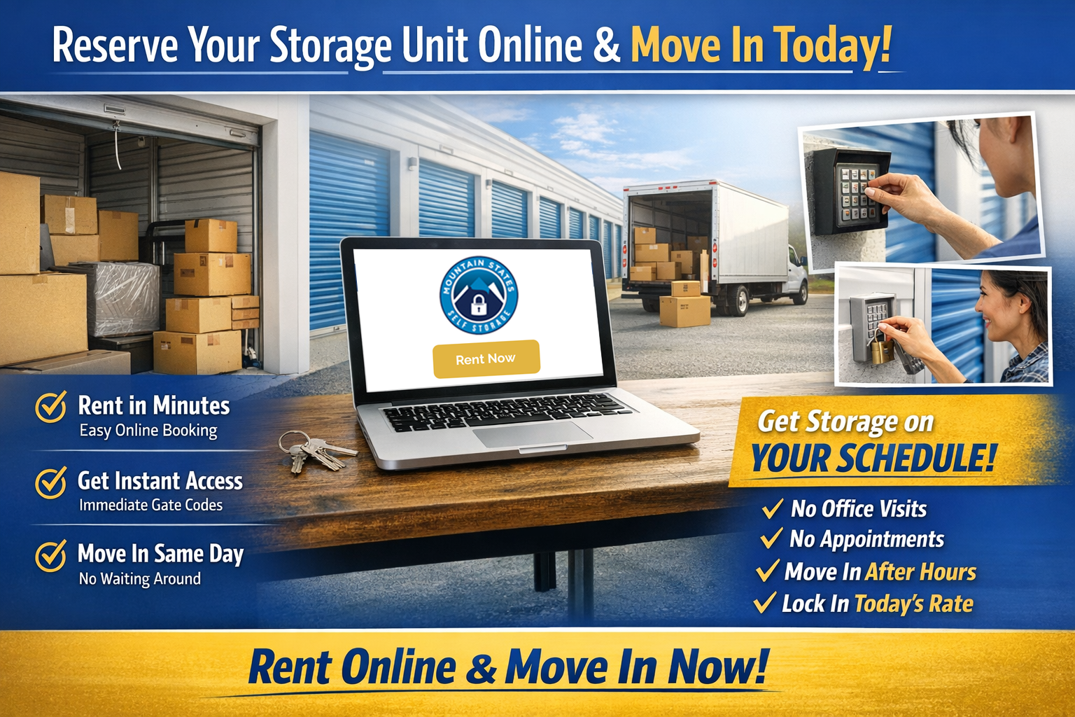 Why You Should Reserve Your Storage Unit Online & Move In Today