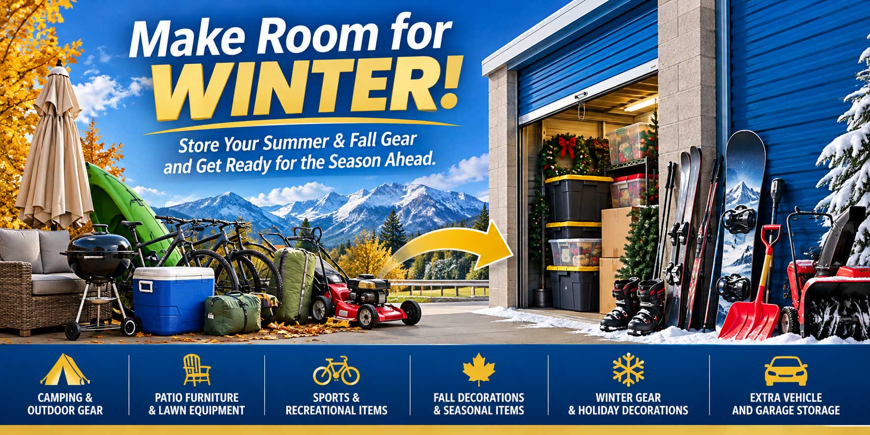 Make Room for Winter: Seasonal Storage Tips